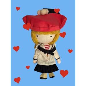 VTG 1966 Joan Walsh Anglund School Girl Pocket Doll, Boucher Associates